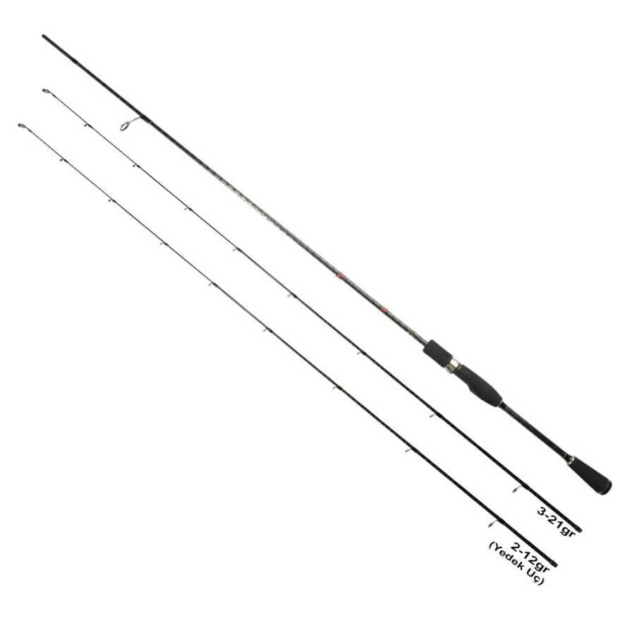 Ryuji Light Game 240cm 3-21gr LRF Kamışı (2-12gr Yedek Uçlu)