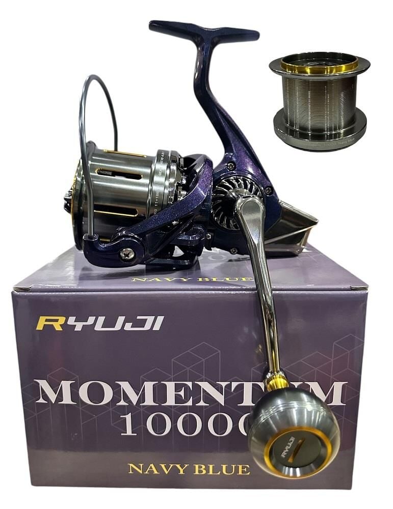 Ryuji Momentum 10000 Navy Blue 11+1BB Surf Olta Makinesi