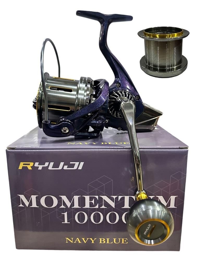 Ryuji Momentum 10000 Navy Blue 11+1BB Surf Olta Makinesi