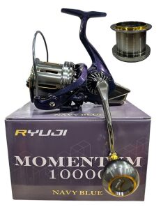 Ryuji Momentum 10000 Navy Blue 11+1BB Surf Olta Makinesi