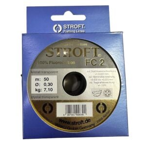 Stroft FC2 50m 0.30mm %100 Fluorocarbon Misina