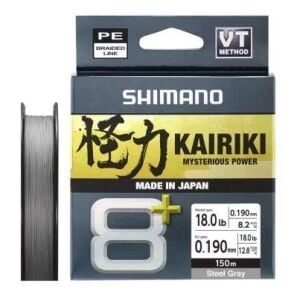 Shimano Kairiki 8+ 150 Mt 0.19mm İp Misina Steel Gray