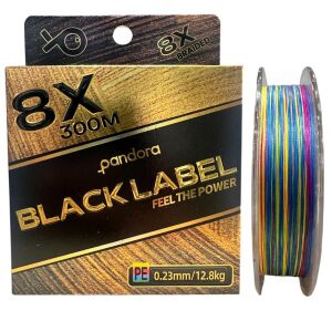 Pandora Black Label 8X 300 mt 0.23mm İp Misina Multi Color