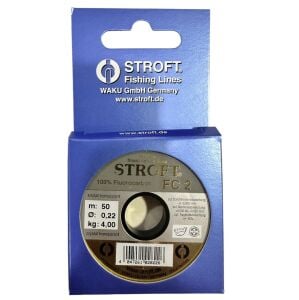 Stroft FC2 50m 0.22mm %100 Fluorocarbon Misina