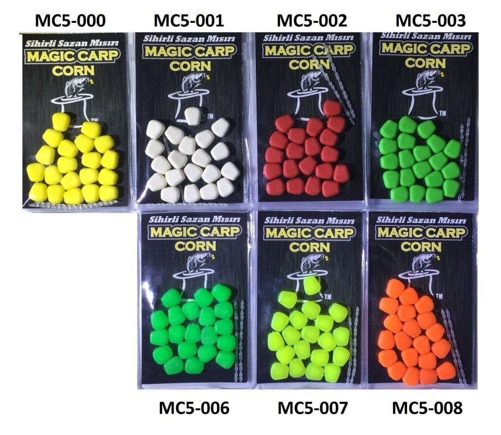 Magic Carp MC5 Serisi 10mm Yüzen Bombesiz Silikon Mısır