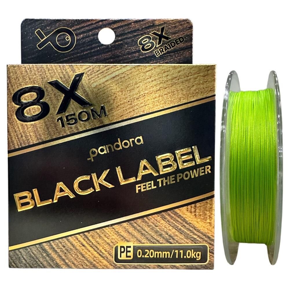 Pandora Black Label 8X 150 mt 0.20mm İp Misina Light Green