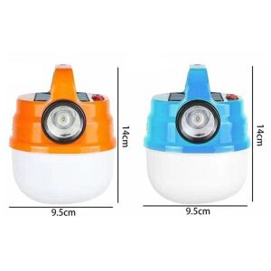 Powergold PG-200 Solar Şarj Sistemli 50W Kamp Lambası Mavi