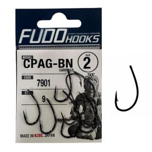 Fudo 7901 No:2 Carp AGS Black Nikel Olta İğnesi 9 Adet
