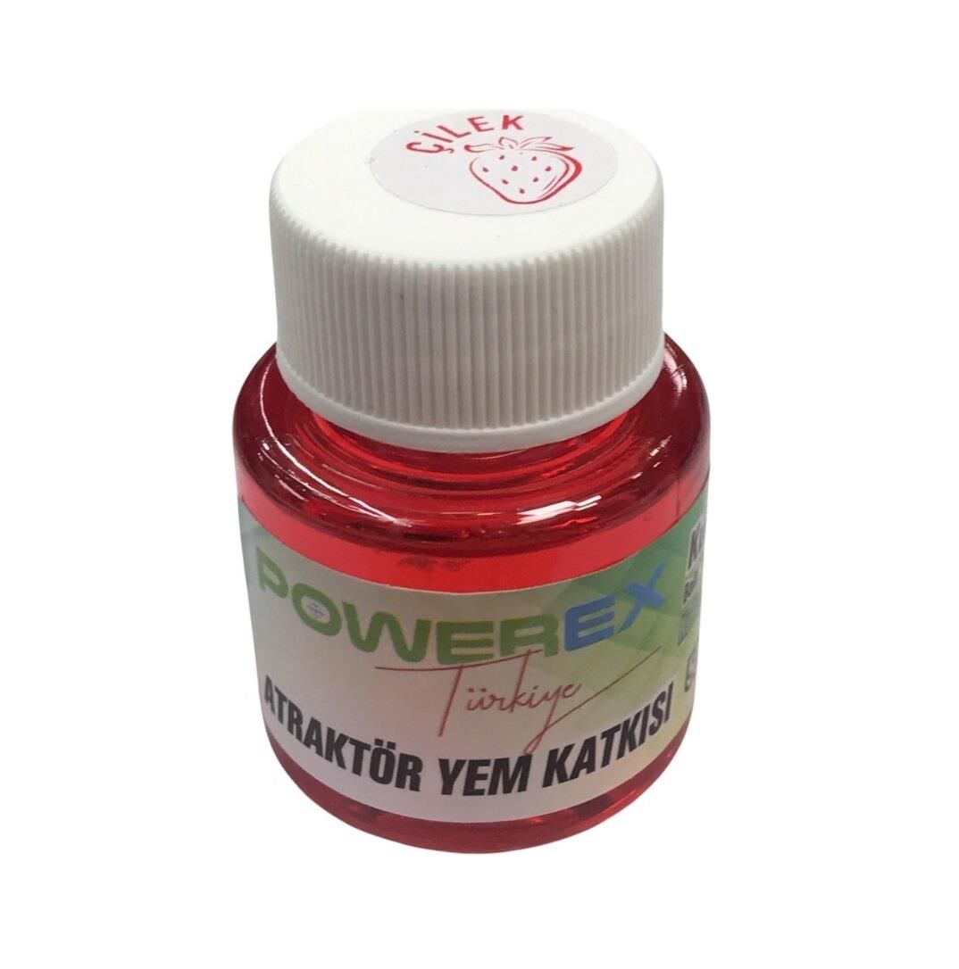 Powerex 50ml Çilek Aromalı Sazan Atraktör Yem Katkısı