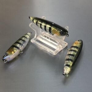 Hanfish Baskın 65mm 7gr Su Üstü Maket Balık BS78 Nikotin