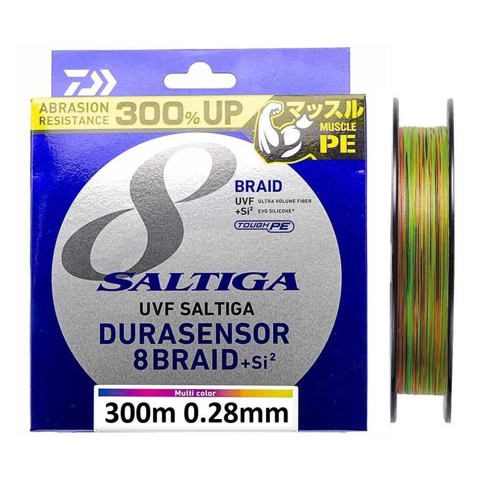 Daiwa Saltiga 8 Braid Dura 0.28mm 300m Multicolor İp Misina
