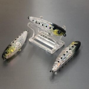 Hanfish Baskın 65mm 7gr Su Üstü Maket Balık BS74 Ghost Silver