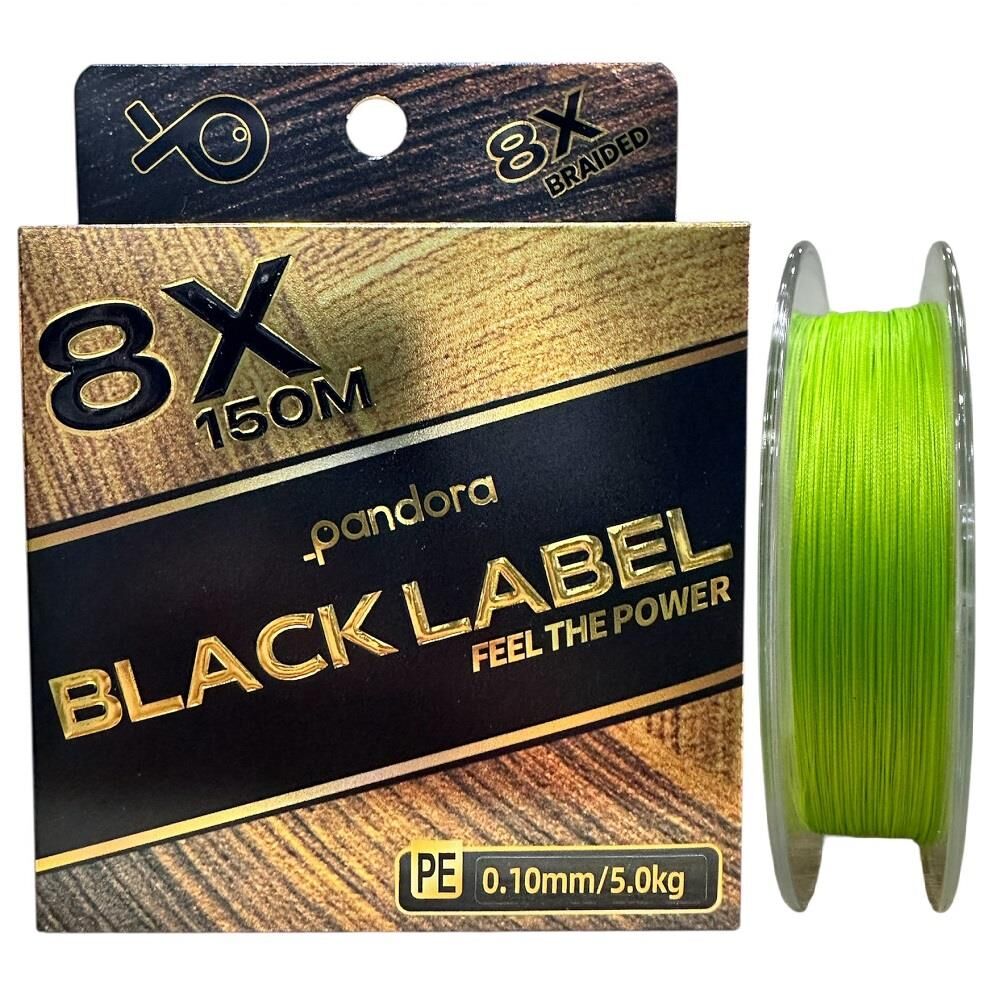 Pandora Black Label 8X 150 mt 0.10mm İp Misina Light Green