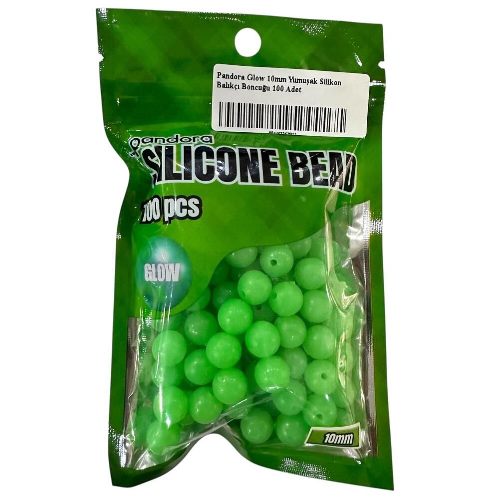 Pandora Glow 10mm Yumuşak Silikon Balıkçı Boncuğu 100 Adet