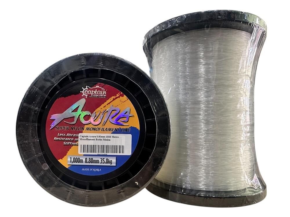 Captain Acura 0.80mm 1000 Metre Monofilament Bobin Misina