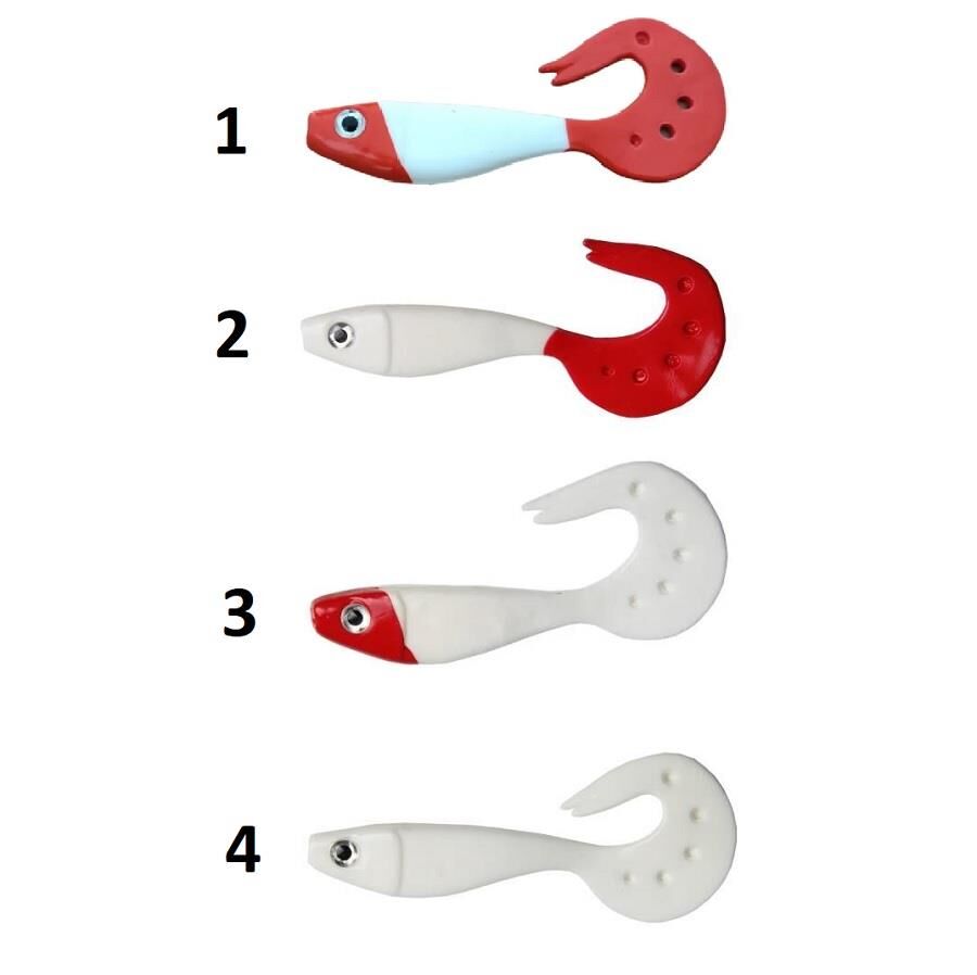 Powerex 9cm 6.8gr Orak Kuyruk Silikon Yem