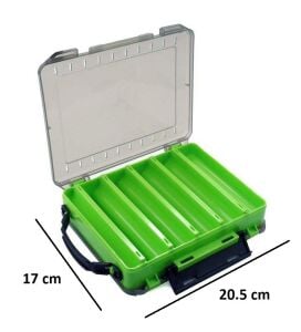 Shufa Çift Taraflı Maket Yem Kutusu Yeşil 20.5x17x5cm