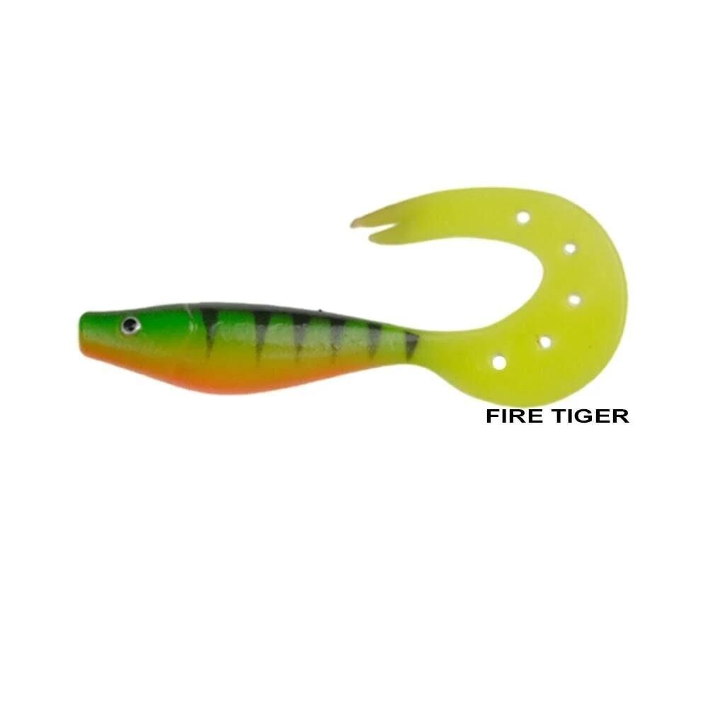Remixon Sandra 9cm 6.7gr Orak Kuyruk Silikon Yem Firetiger