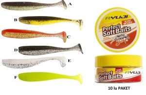 Ryuji Perfect Bait BT 7cm 2gr Karides Kokulu Silikon (10 Adet)