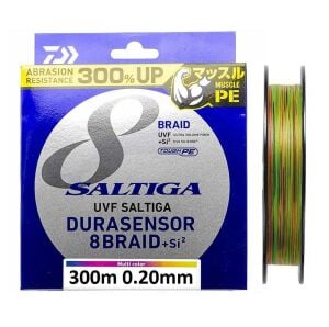 Daiwa Saltiga 8 Braid Dura 0.20mm 300m Multicolor İp Misina
