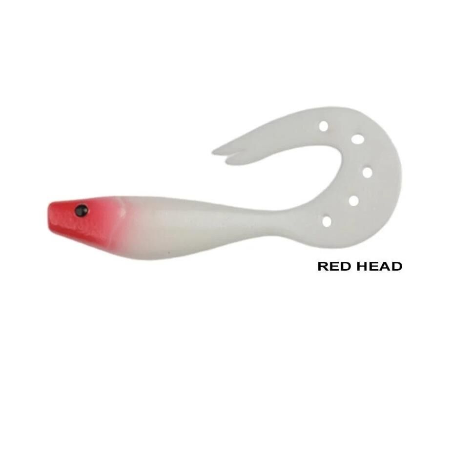 Remixon Sandra 9cm 6.7gr Orak Kuyruk Silikon Yem Red Head