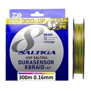 Daiwa Saltiga 8 Braid Dura 0.16mm 300m Multicolor İp Misina
