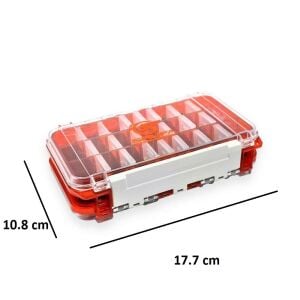 Shufa Çift Taraflı Evalı ve Bölmeli Lrf Kutusu 17.7x10.8x4.2cm