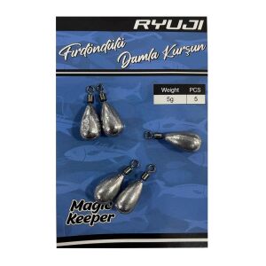 Ryuji Fırdöndülü Damla Kurşun 5gr 5 Adet