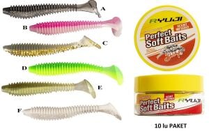 Ryuji Perfect Bait LT 7cm 2.5gr Karides Kokulu Silikon (10 Adet)