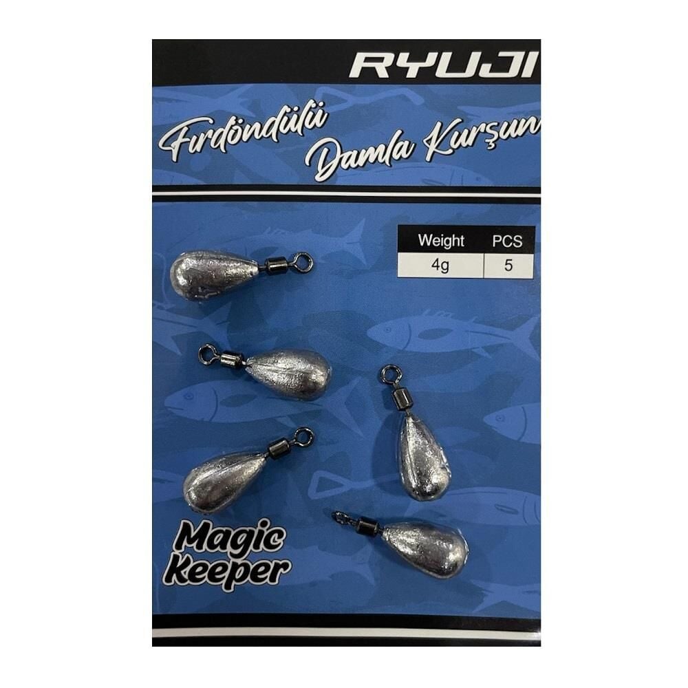 Ryuji Fırdöndülü Damla Kurşun 4gr 5 Adet