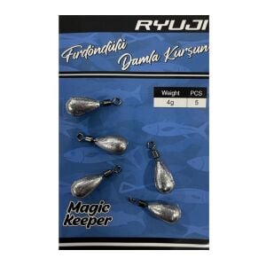 Ryuji Fırdöndülü Damla Kurşun 4gr 5 Adet