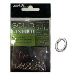 BKK Solid Ring-51 No:3 Halka 18 Adet