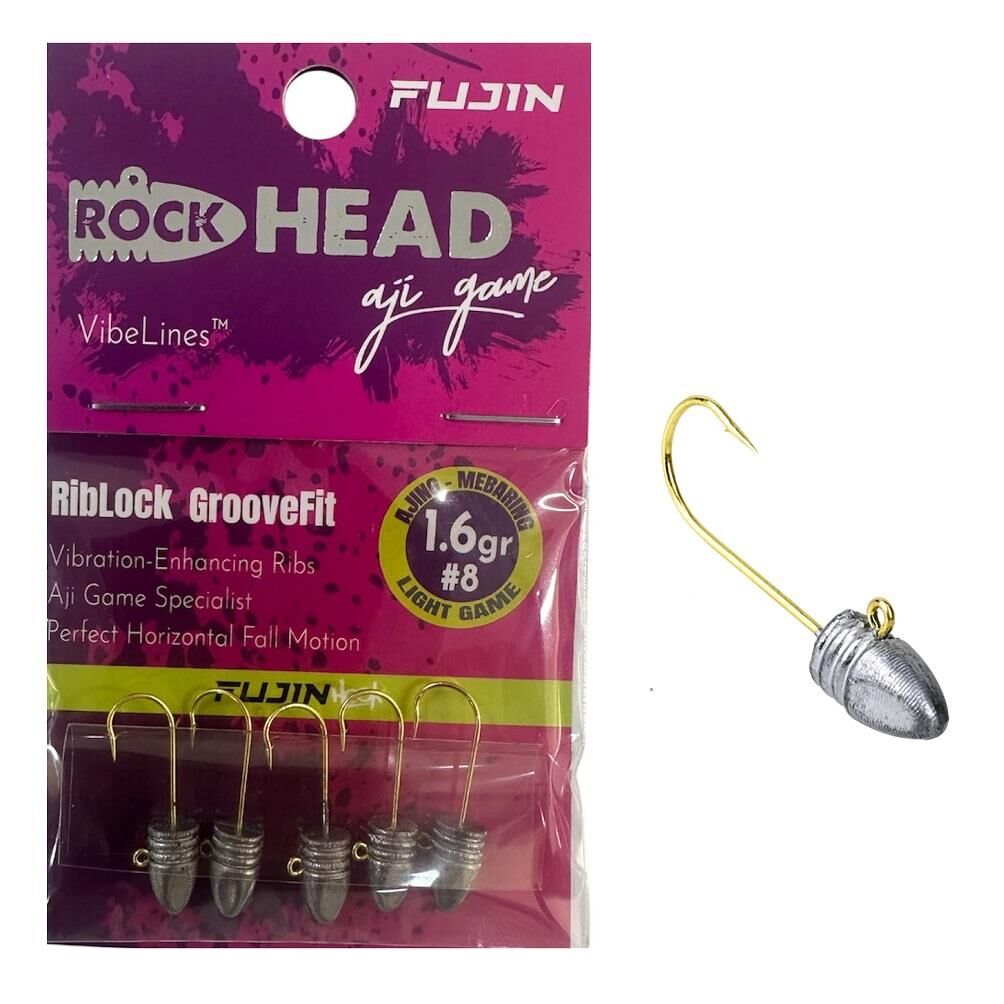 Fujin Rock-Head Aji Game Jighead Zoka 8 No 1.6gr 5 Adet