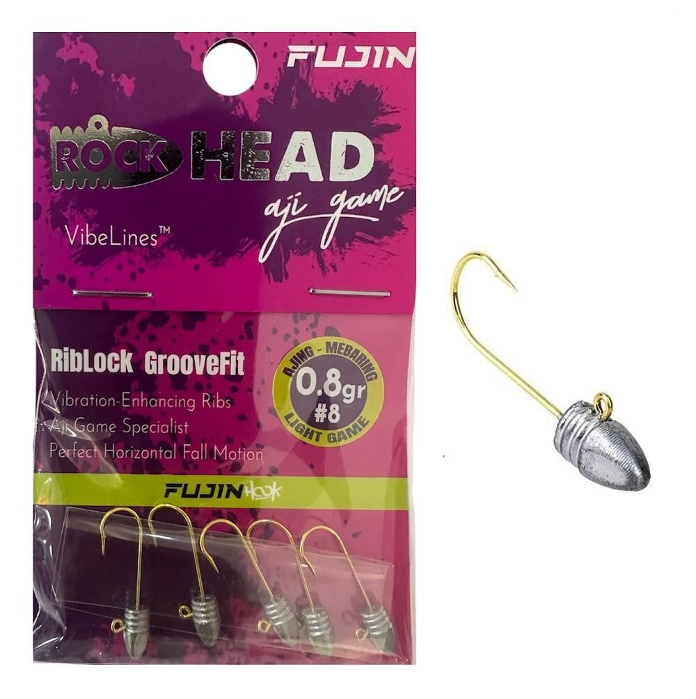 Fujin Rock-Head Aji Game Jighead Zoka 8 No 0.8gr 5 Adet