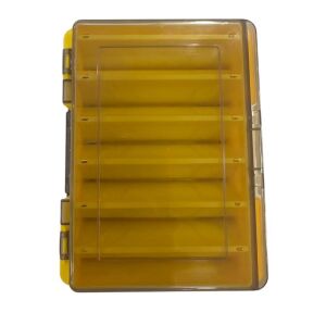 Pandora 12 Gözlü Çift Taraflı LRF Maket Yem Kutusu Sarı 14x10.5x3cm