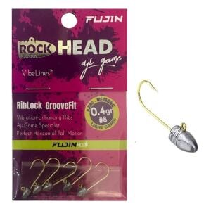 Fujin Rock-Head Aji Game Jighead Zoka 8 No 0.4gr 5 Adet