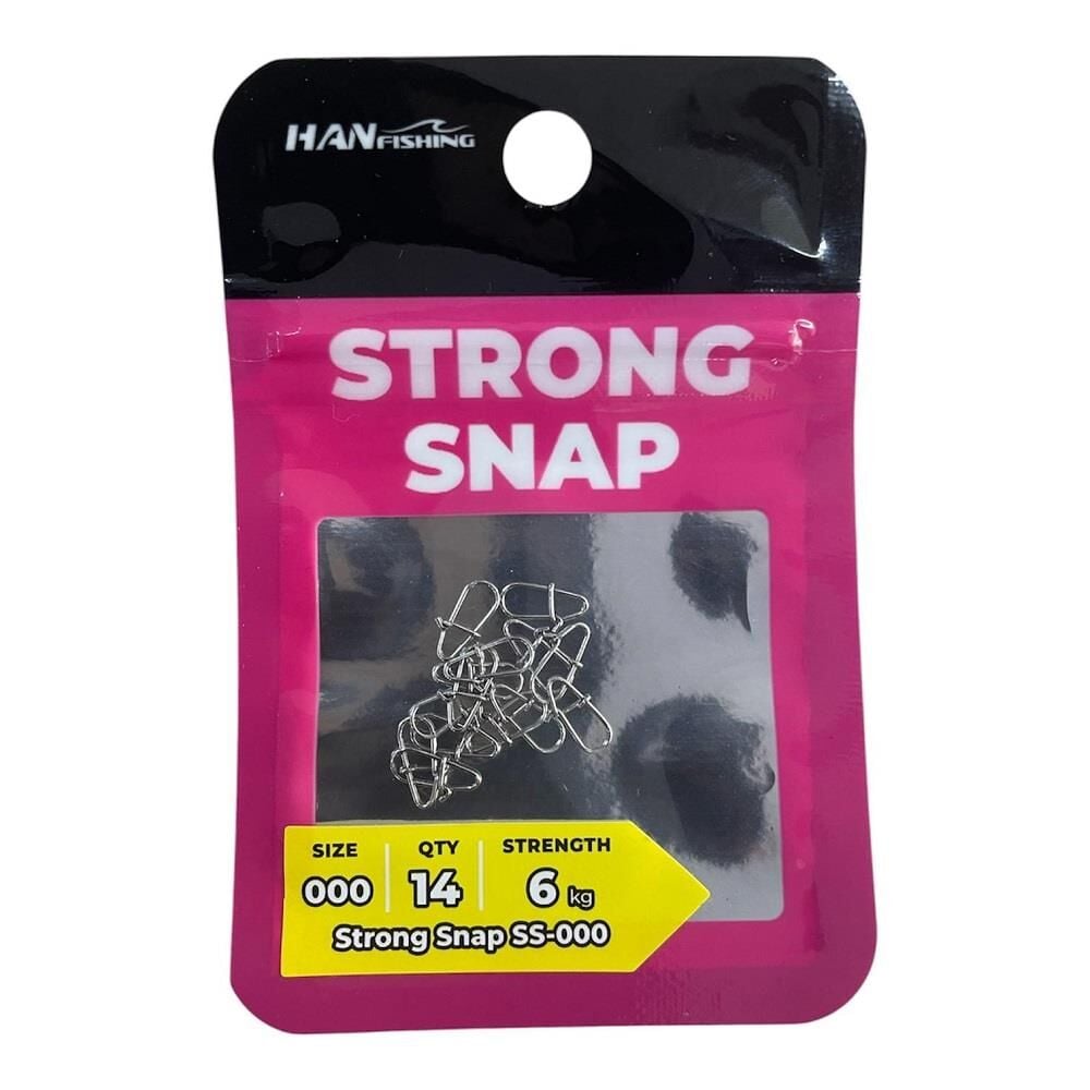Hanfish Strong Snap No 000 LRF Klipsi 14 Adet
