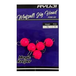 Ryuji Mafsallı Jig Head Zoka 7gr 5 Adet Pink UV