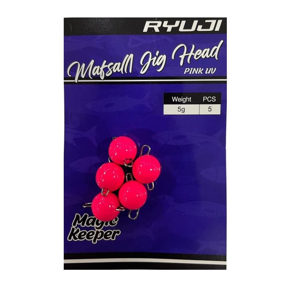 Ryuji Mafsallı Jig Head Zoka 5gr 5 Adet Pink UV