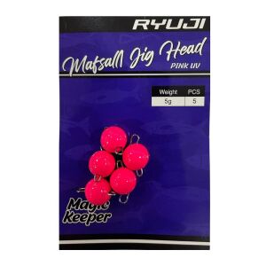 Ryuji Mafsallı Jig Head Zoka 5gr 5 Adet Pink UV