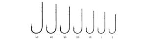 Fudo 6101 No:2/0 Fudo Worm SSB Black Nikel Olta İğnesi 5 Adet