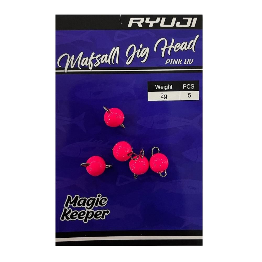 Ryuji Mafsallı Jig Head Zoka 2gr 5 Adet Pink UV