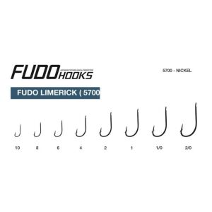 Fudo 5700 No:1/0 Limerick Nikel Olta İğnesi 8 Adet