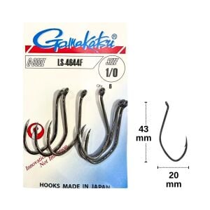 Gamakatsu LS-4644F No:1/0 Olta İğnesi 6 Adet