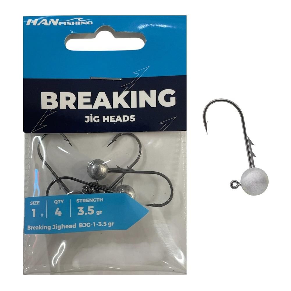 Hanfish Breaking BJG Jig Head Zoka 3.5gr No:1 (4 Adet)