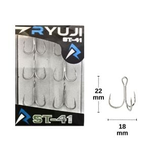 Ryuji ST41 Üçlü İğne No:4 (6 adet)