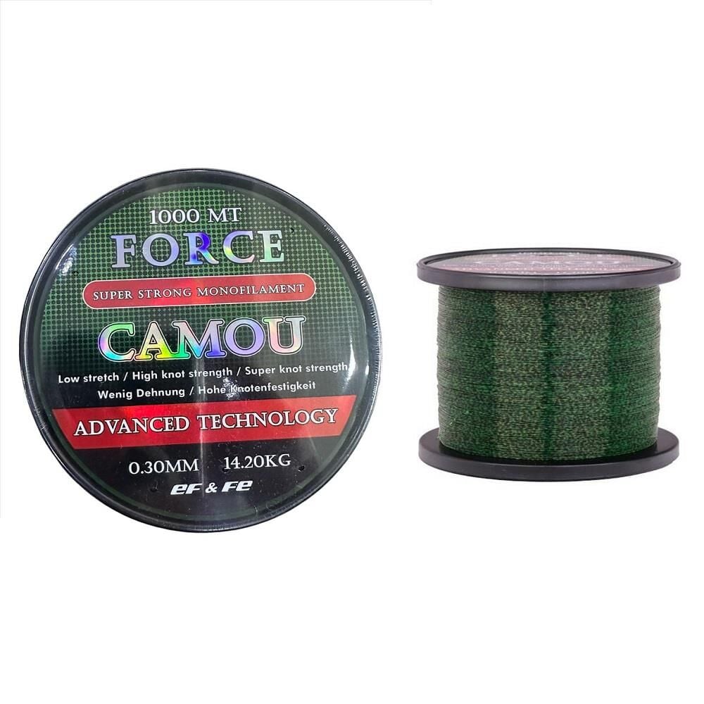 Effe Force 0.30mm 1000m Monofilament Bobin Misina Camou