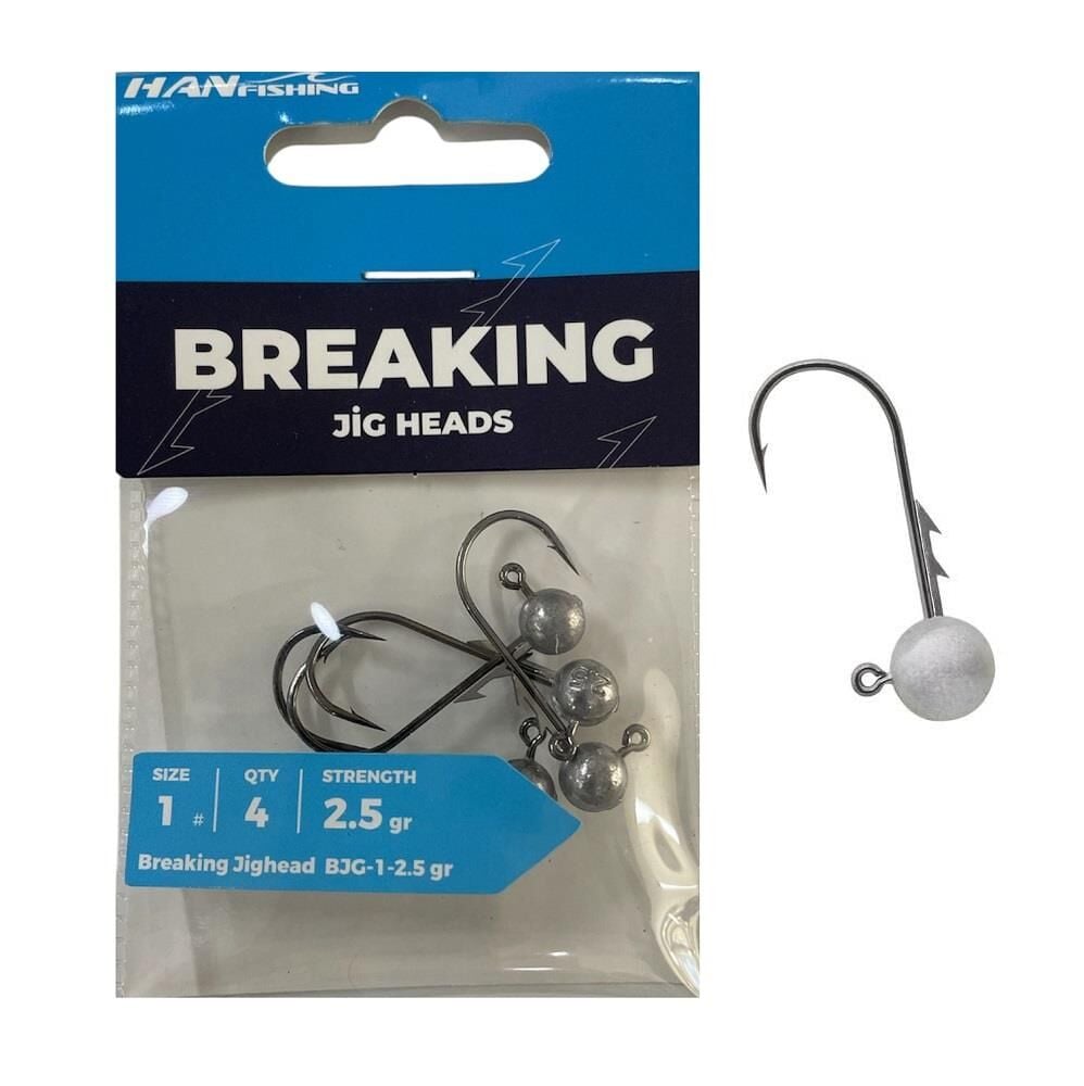 Hanfish Breaking BJG Jig Head Zoka 2.5gr No:1 (4 Adet)