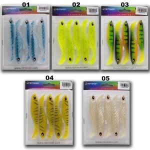 Remixon Curvy Shad 7.5 cm 3 gr Silikon Yem (5 adet)
