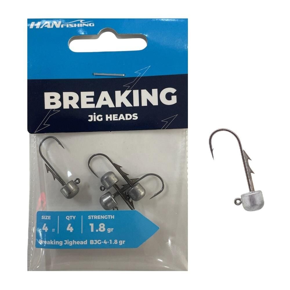 Hanfish Breaking BJG Jig Head Zoka 1.8gr No:4 (4 Adet)